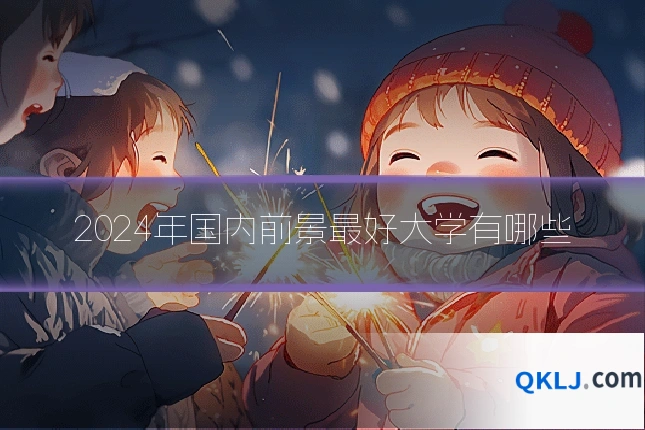 2024年国内前景最好大学有哪些