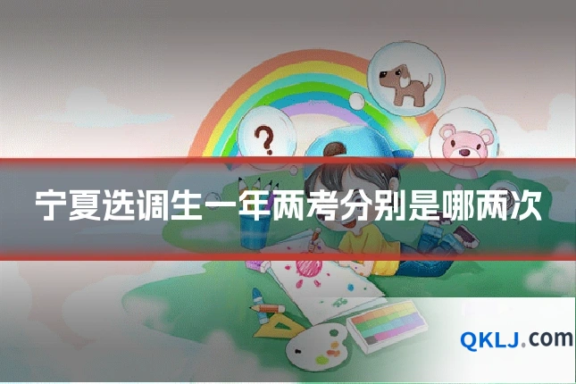 宁夏选调生一年两考分别是哪两次
