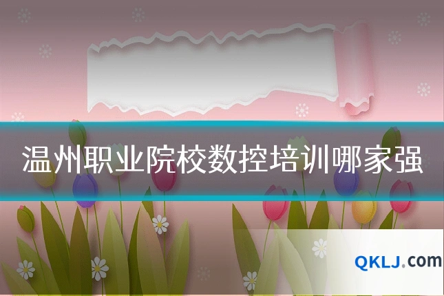 温州职业院校数控培训哪家强
