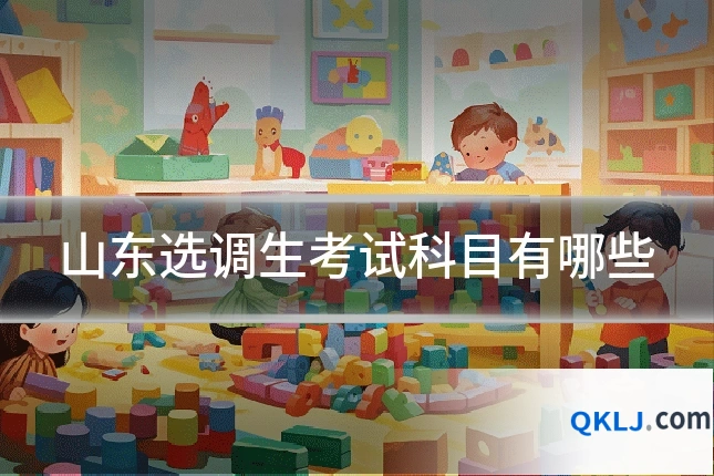 山东选调生考试科目有哪些