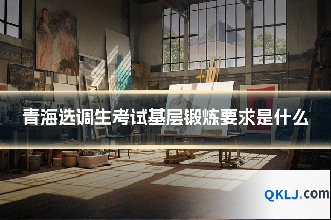 青海选调生考试基层锻炼要求是什么