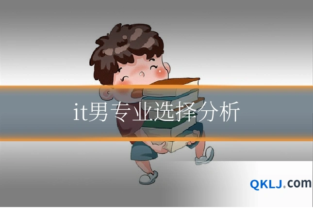 it男专业选择分析