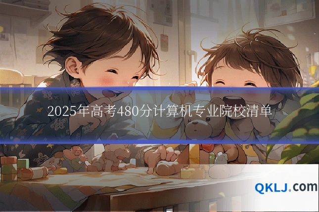 2025年高考480分计算机专业院校清单