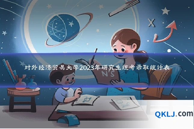 对外经济贸易大学2023年研究生统考录取统计表