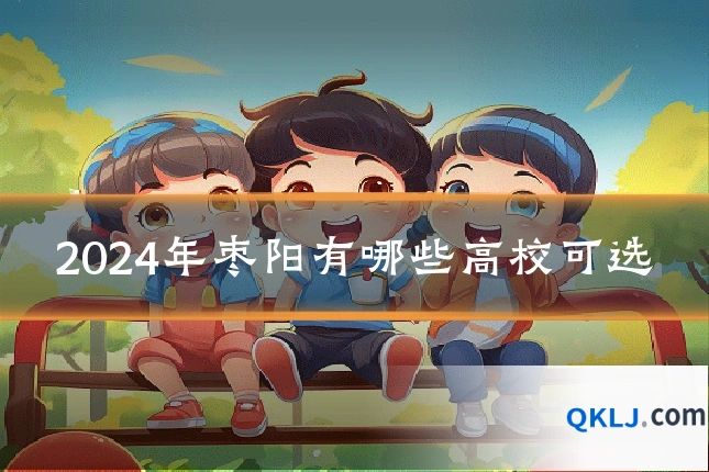 2024年枣阳有哪些高校可选