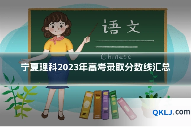 宁夏理科2023年高考录取分数线汇总