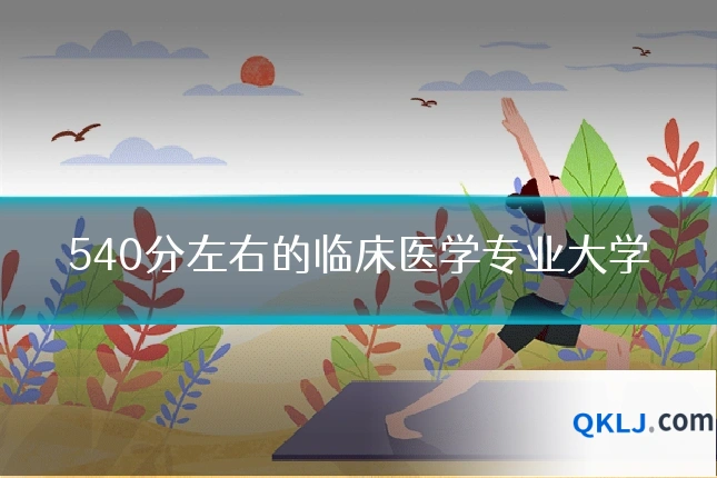 540分左右的临床医学专业大学
