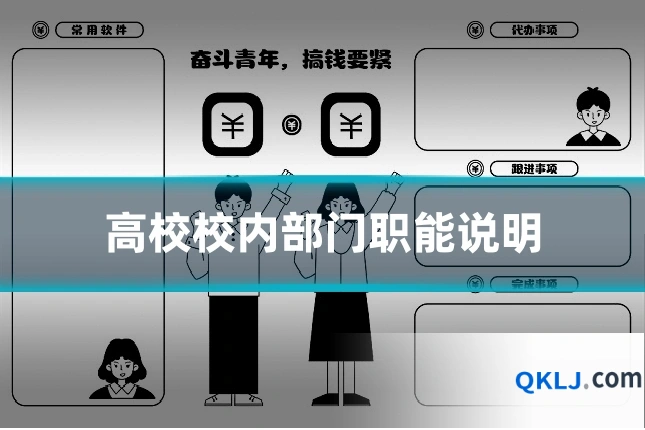 高校校内部门职能说明