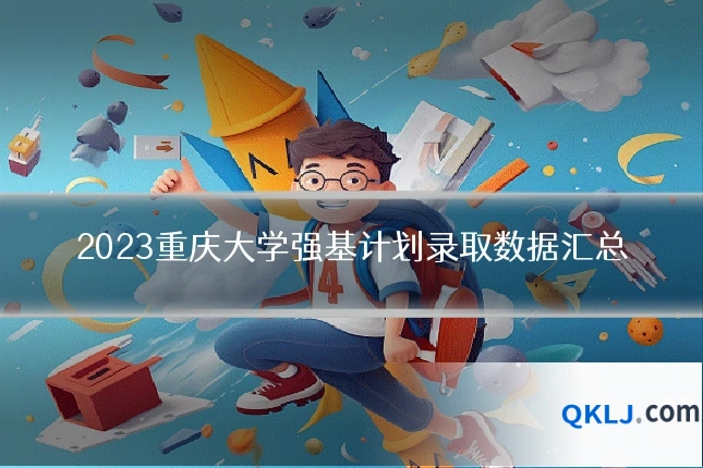 2023重庆大学强基计划录取数据汇总