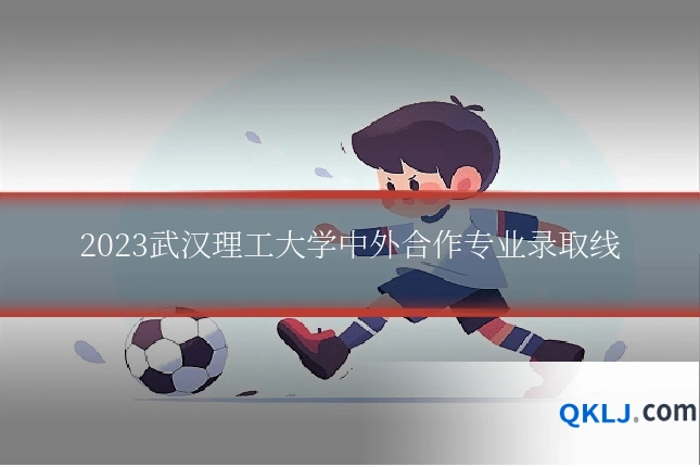 2023武汉理工大学中外合作专业录取线