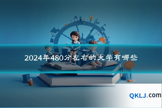 2024年480分左右的大学有哪些