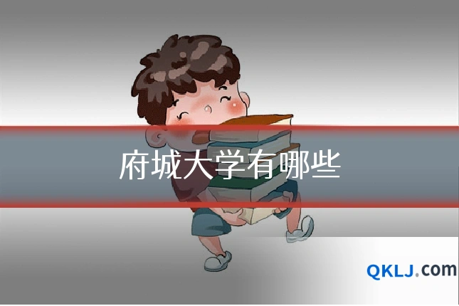 府城大学有哪些