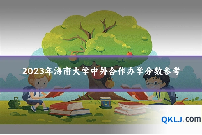 2023年海南大学中外合作办学分数参考