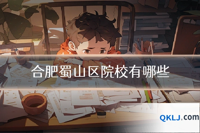 合肥蜀山区院校有哪些