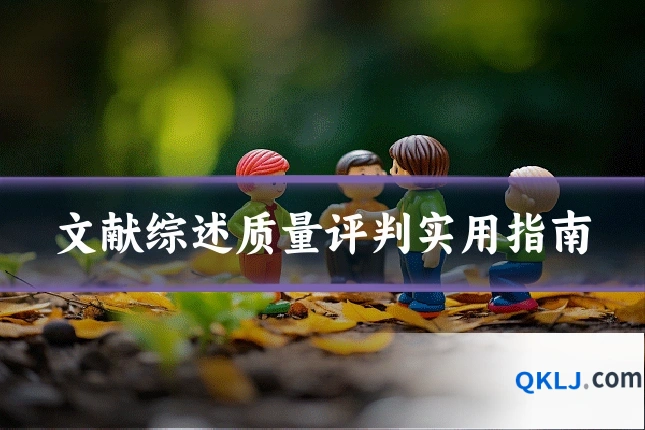 文献综述质量评判实用指南