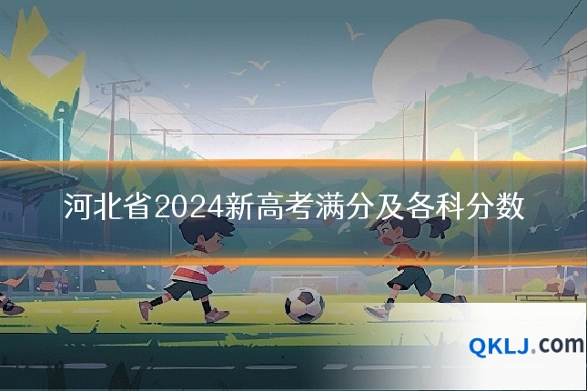 河北省2024新高考满分及各科分数