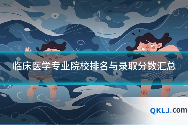 临床医学专业院校排名与录取分数汇总
