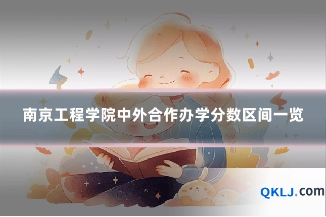 南京工程学院中外合作办学分数区间一览