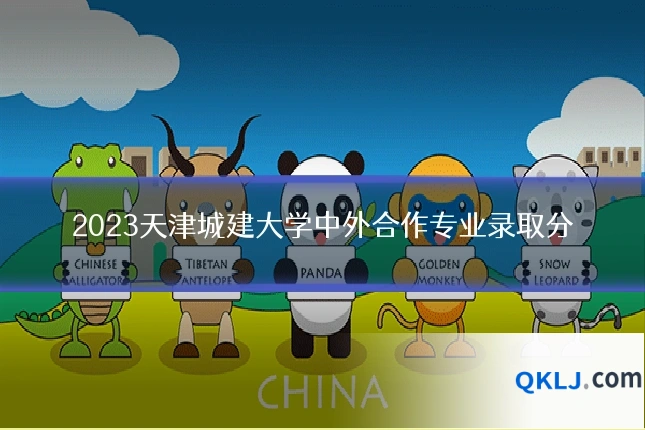 2023天津城建大学中外合作专业录取分
