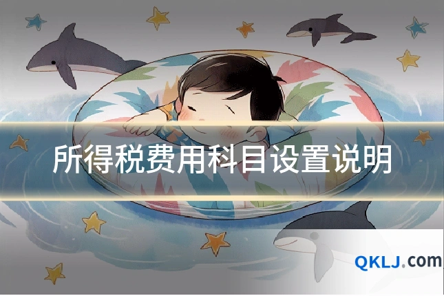所得税费用科目设置说明