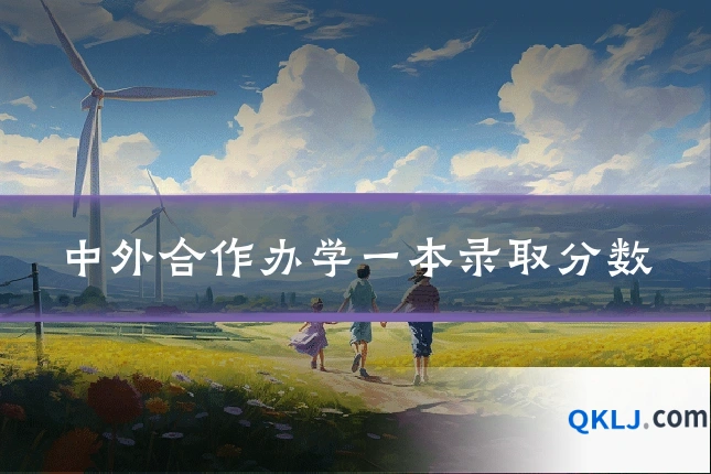 中外合作办学一本录取分数