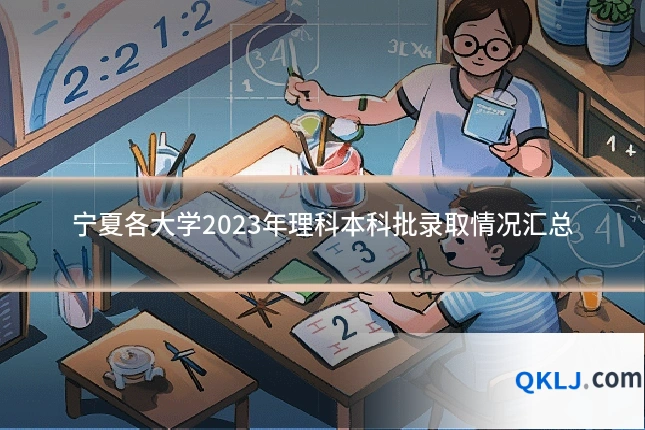 宁夏各大学2023年理科本科批录取情况汇总