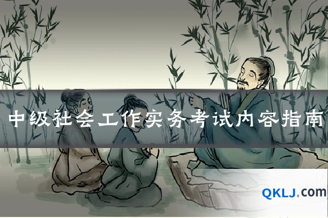 中级社会工作实务考试内容指南