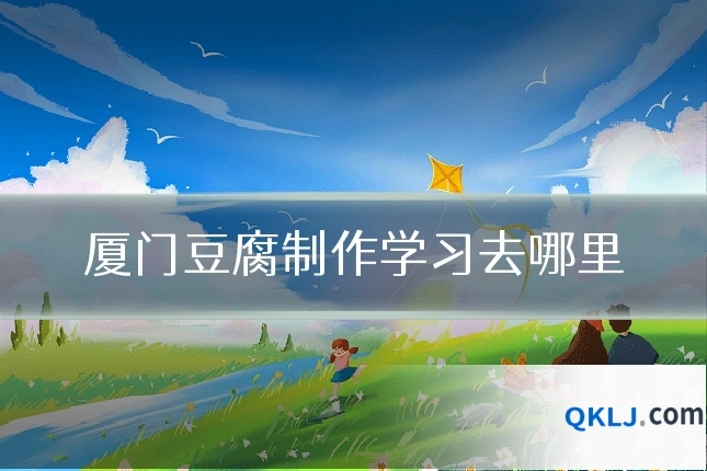 厦门豆腐制作学习去哪里