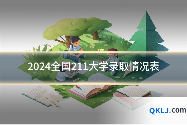 2024全国211大学录取情况表