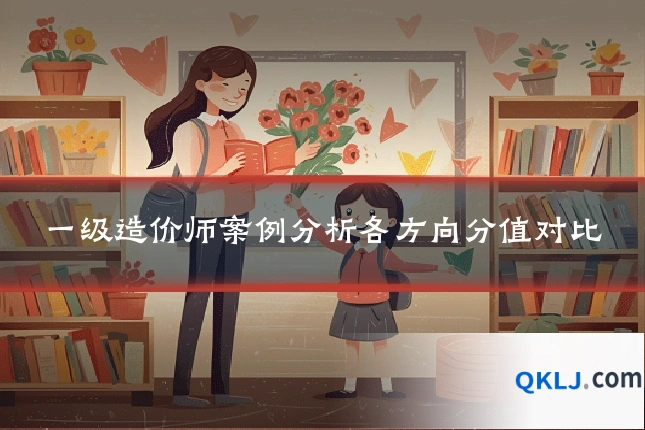 一级造价师案例分析各方向分值对比