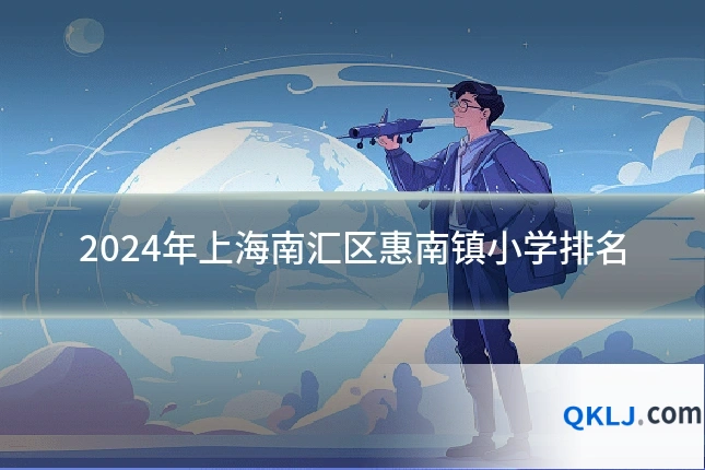 2024年上海南汇区惠南镇小学排名