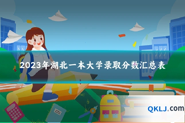 2023年湖北一本大学录取分数汇总表