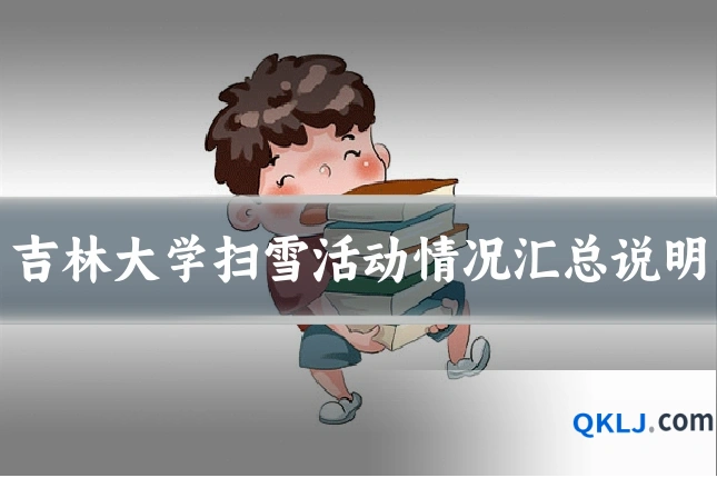 吉林大学扫雪活动情况汇总说明