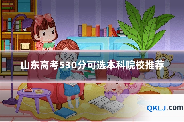 山东高考530分可选本科院校推荐