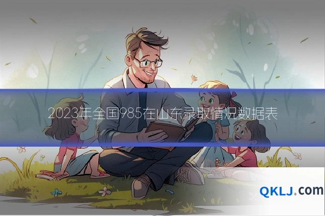 2023年全国985在山东录取情况数据表