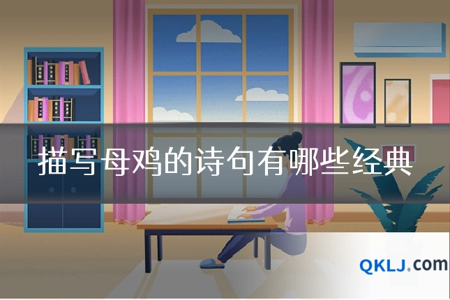 描写母鸡的诗句有哪些经典