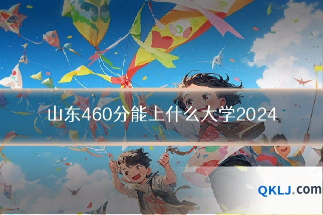 山东460分能上什么大学2024