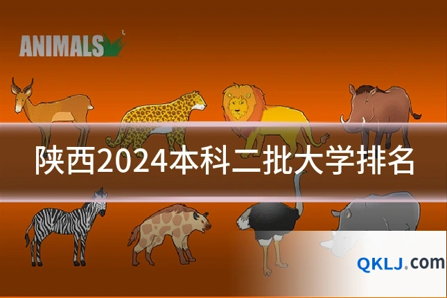 陕西2024本科二批大学排名