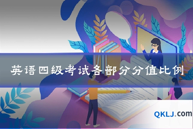 英语四级考试各部分分值比例
