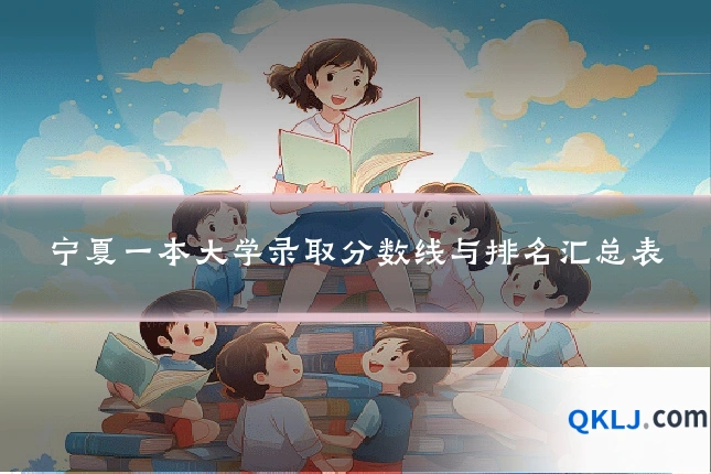 宁夏一本大学录取分数线与排名汇总表