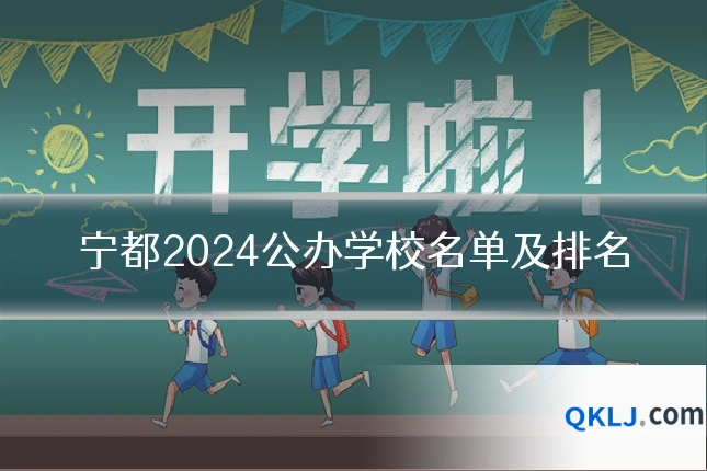 宁都2024公办学校名单及排名