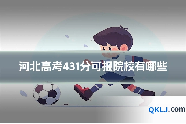 河北高考431分可报院校有哪些