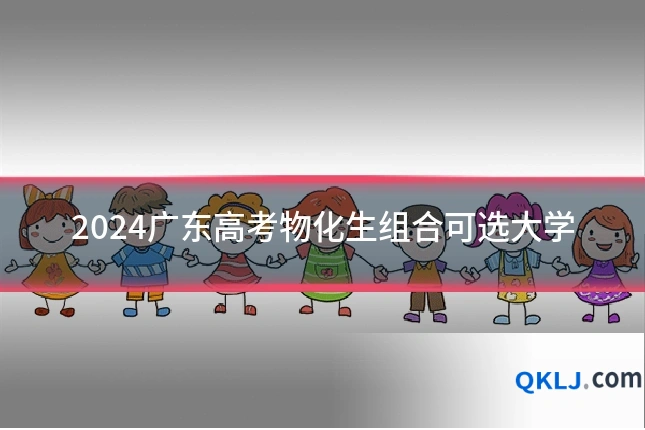 2024广东高考物化生组合可选大学