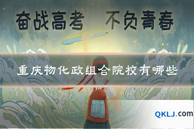 重庆物化政组合院校有哪些