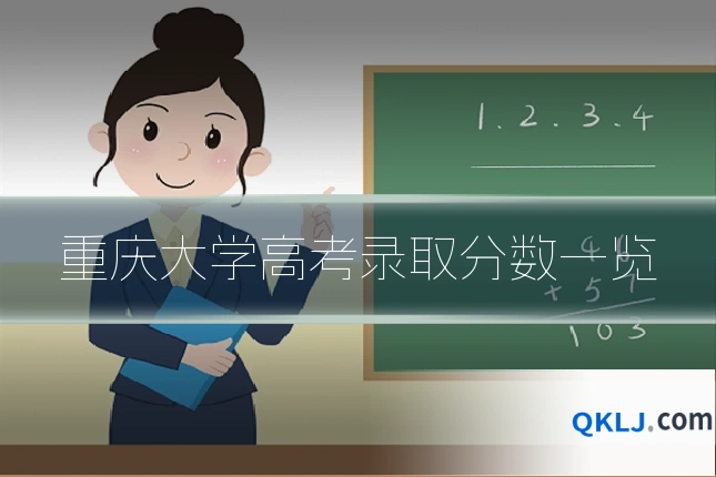 重庆大学高考录取分数一览