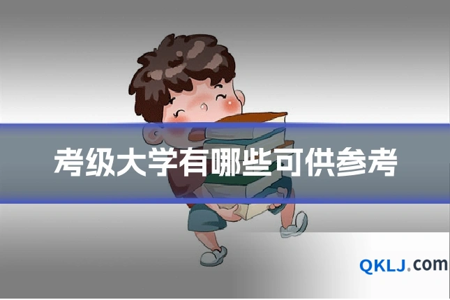 考级大学有哪些可供参考