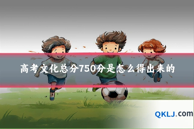高考文化总分750分是怎么得出来的