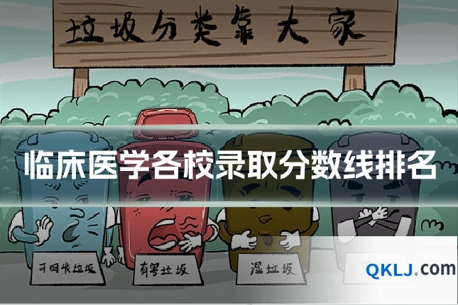 临床医学各校录取分数线排名