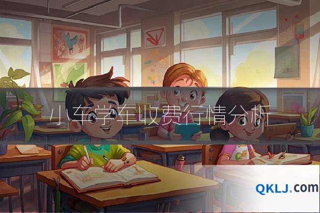 小车学车收费行情分析