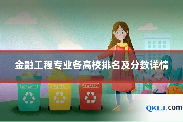 金融工程专业各高校排名及分数详情